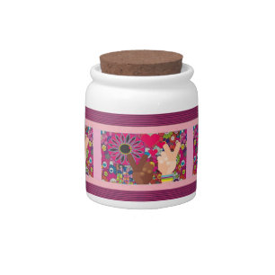 Peace Candy Jar