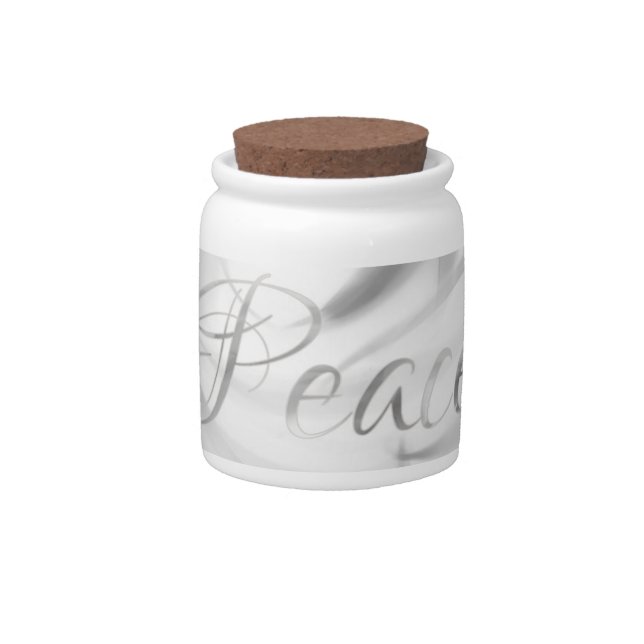 Peace Candy Jar (Front)