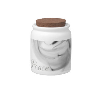Peace Canister Candy Jar