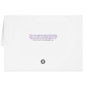 Peace Card (Back Horizontal)
