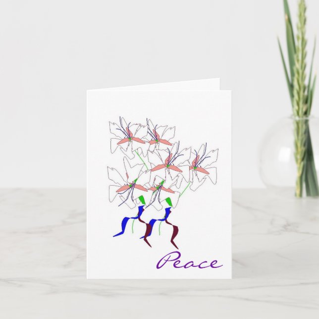 "Peace" Card - Customized (Front)