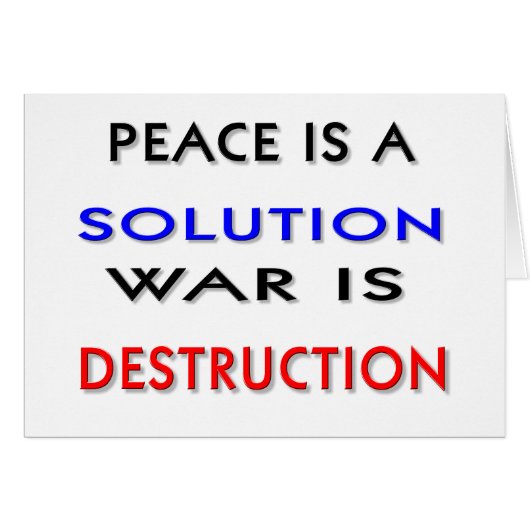 Peace Cards (Front Horizontal)