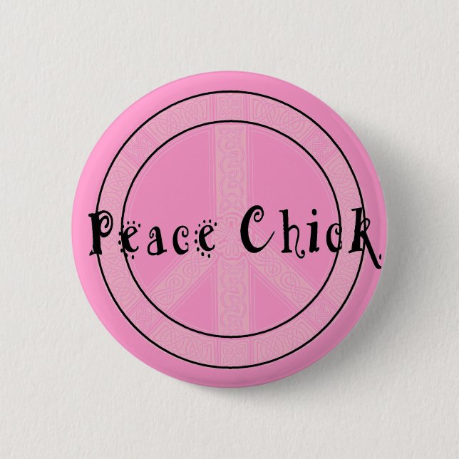 Peace Chick Button (Front)