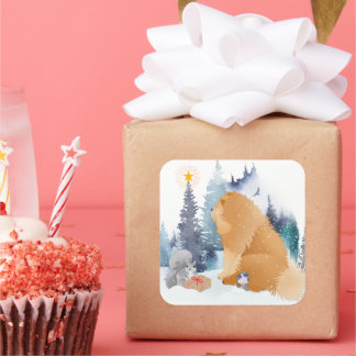 PEACE Chow dog 2 sizes stickers