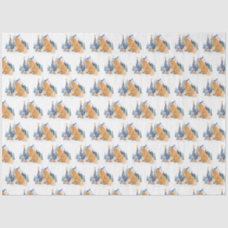 PEACE  Chow dog tissue paper