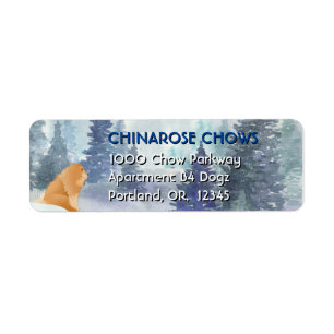 PEACE  Chow holiday  address labels