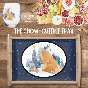 PEACE  Chow holiday  Serving Tray