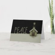 Peace Christian Christmas Holiday Card at Zazzle
