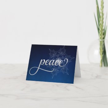 "peace" Christmas Card by lamessegee at Zazzle