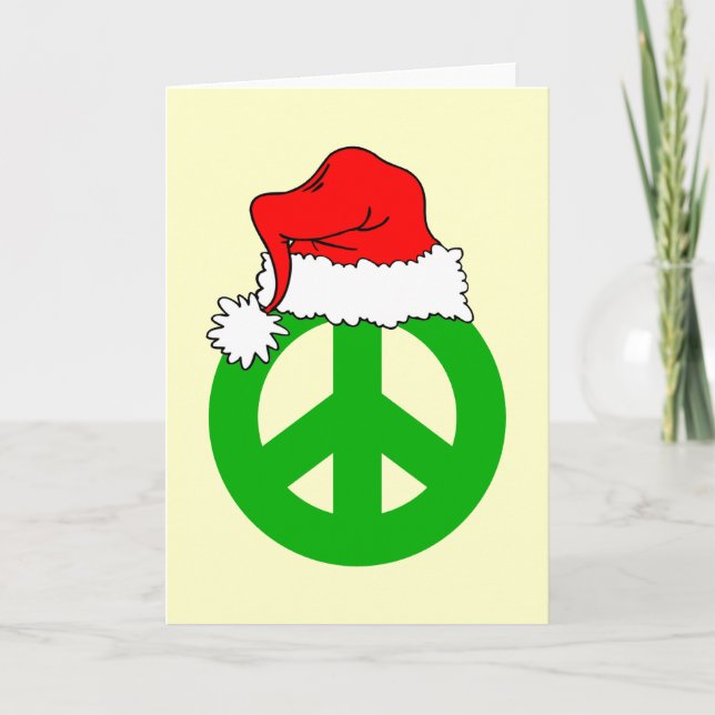 Peace Christmas Holiday Card (Front)