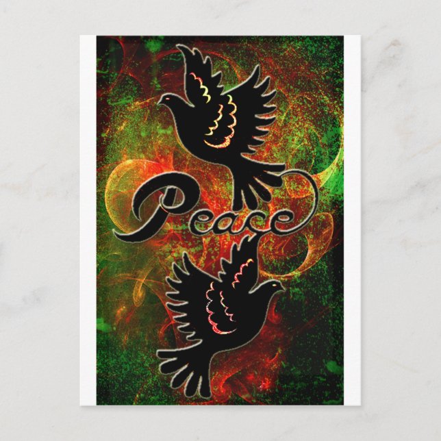 PEACE ~ CHRISTMAS.jpg Holiday Postcard (Front)