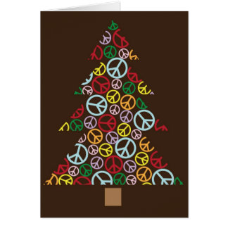 Peace Sign Christmas Cards - Greeting &amp; Photo Cards | Zazzle