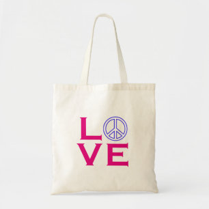 Peace Circle Symbol Love Tote Bag