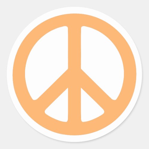 Peace Classic Round Sticker