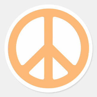 Peace Classic Round Sticker