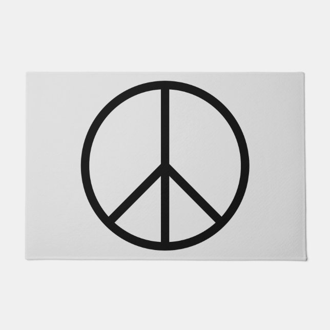 Peace (CND) Doormat (Front)