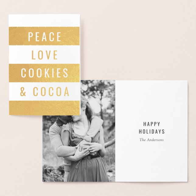 Peace & Cocoa Foil Card (Display)