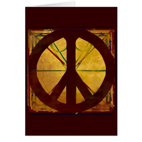 Peace Codex Antique Art Card