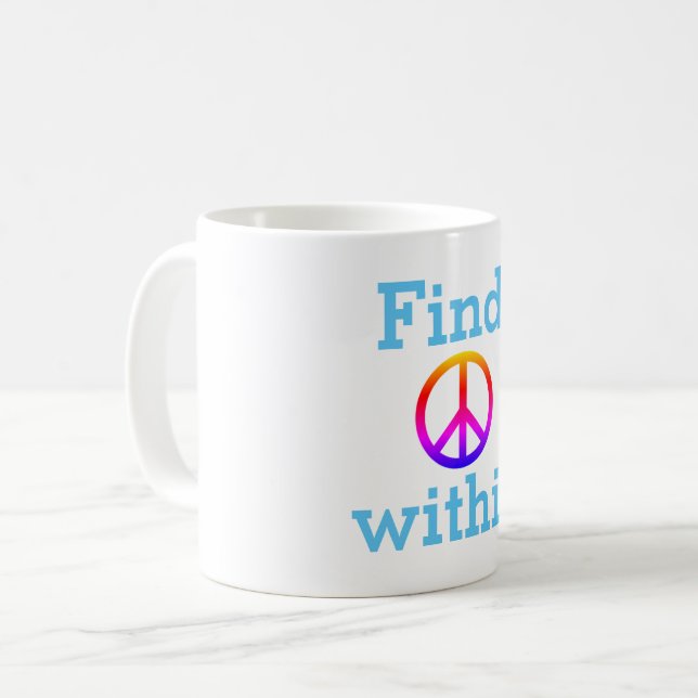 Peace  coffee mug (Front Left)