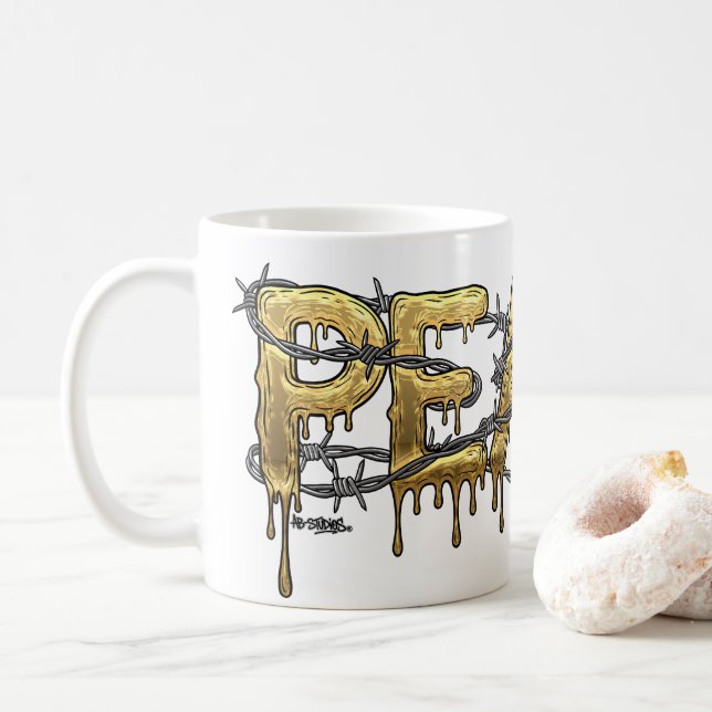 Peace Coffee Mug (With Donut)