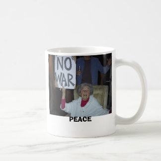 PEACE COFFEE MUG