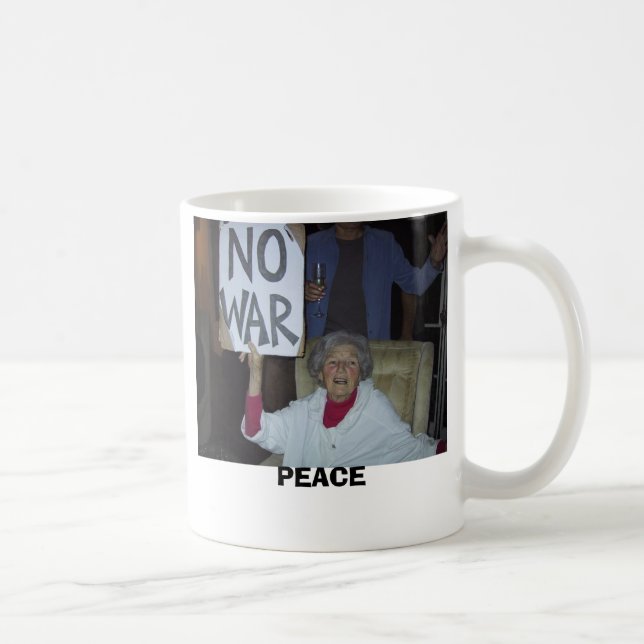 PEACE COFFEE MUG (Right)