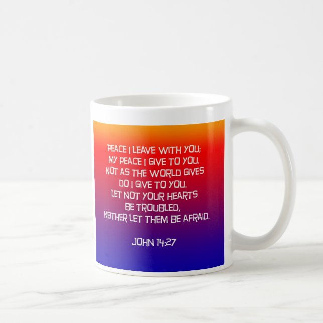 Peace Coffee Mug (Right)