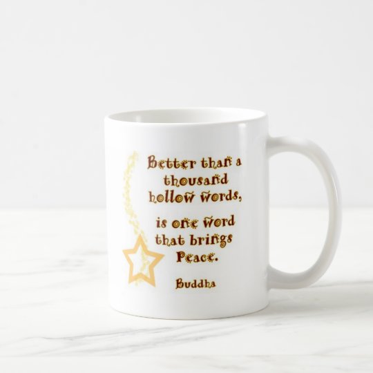 PEACE! COFFEE MUG
