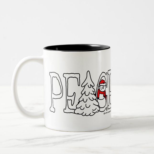 Peace Coffee Mug (Left)
