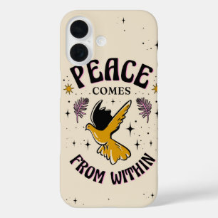 Peace Comes From Within – Minimalist Inner Calm iPhone 16 Case