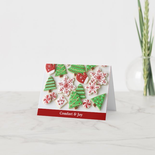Peace, Comfort, & Joy Christmas Card (Front)