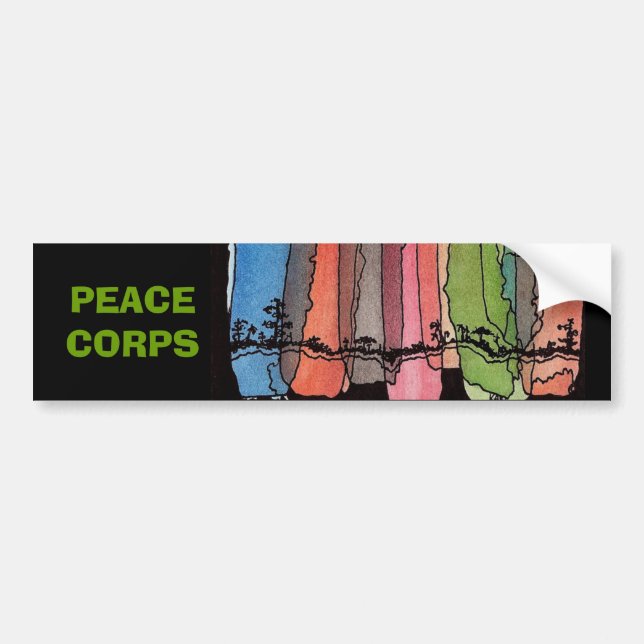Peace Corps Bumper Sticker (Front)