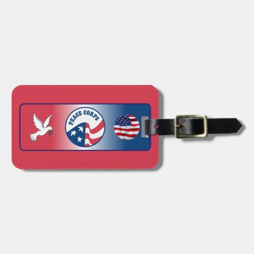 Peace Corps Dove Shield Luggage Tag