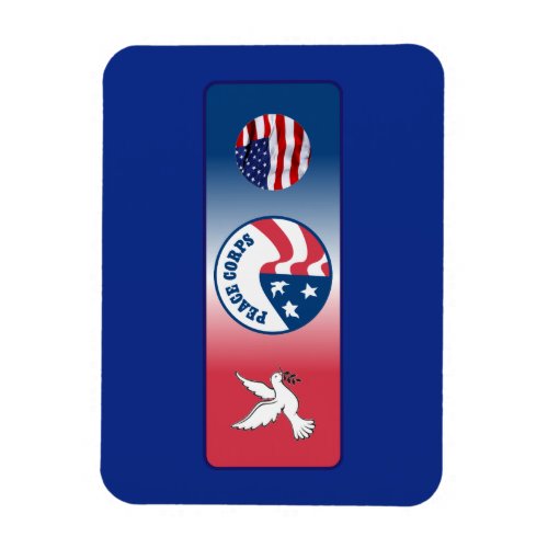 Peace Corps Dove Shield Magnet