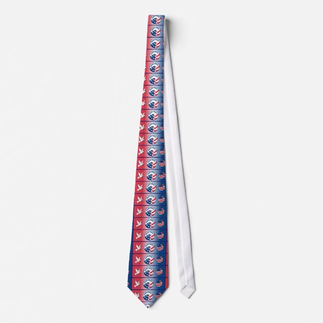 Peace Corps Dove Shield Tie (Front)