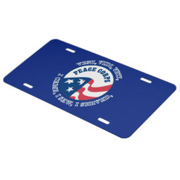 Peace Corps License Plate | Zazzle