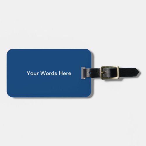 Peace Corps Universal Rope Shield Luggage Tag