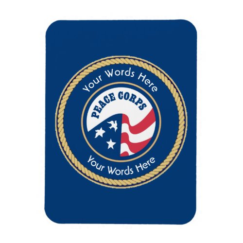 Peace Corps Universal Rope Shield Magnet