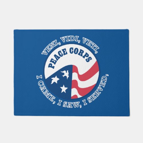 Peace Corps VVV Door Mat