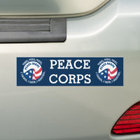Peace Corps VVV Shield Bumper Sticker
