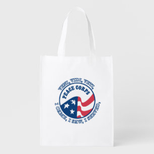 Peace Corps VVV Shield Grocery Bag