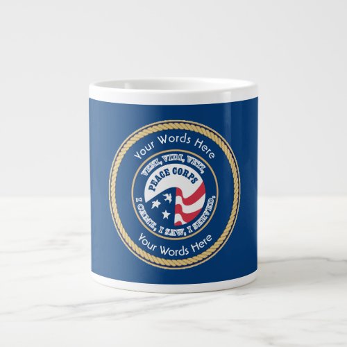 Peace Corps VVV Universal Shield Large Coffee Mug