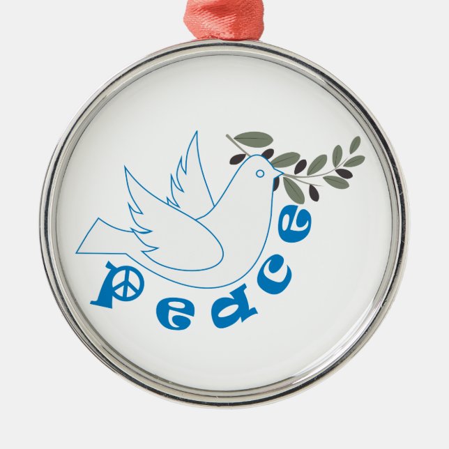 Peace custom ornament (Front)