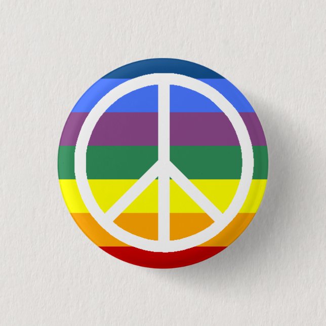 peace - Customized Pinback Button (Front)