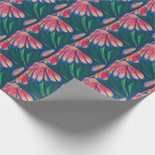 Peace Daisy Flower Florals Flower Art Garden Wrapping Paper