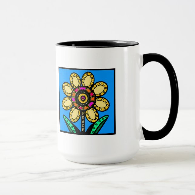 Peace Daisy Mug (Right)