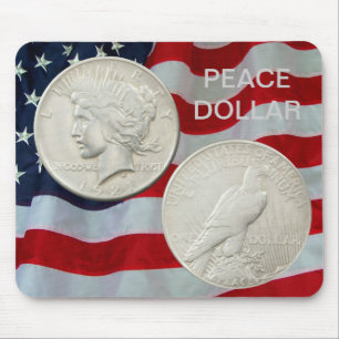 PEACE DOLLAR-MOUSEPAD MOUSE PAD