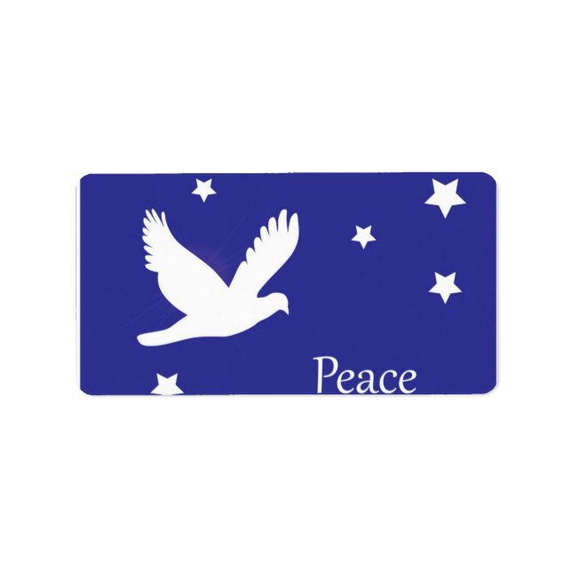 Peace Dove Address Label (Front)