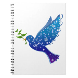 Peace Dove Bird Symbol Love Freedom Pigeon Notebook