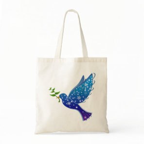 Peace Dove Bird Symbol Love Freedom Pigeon Tote Bag